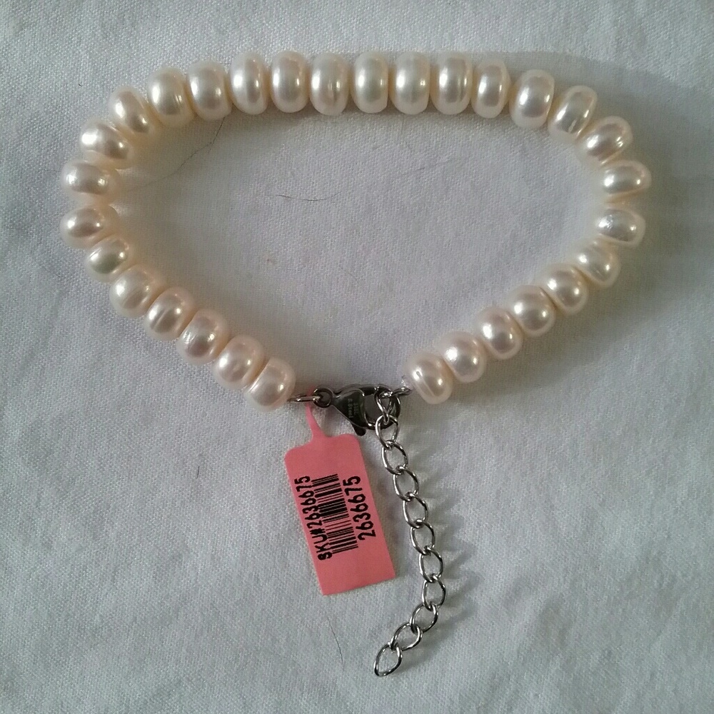 Freshwater Pearl Bracelet,  7.5 inches